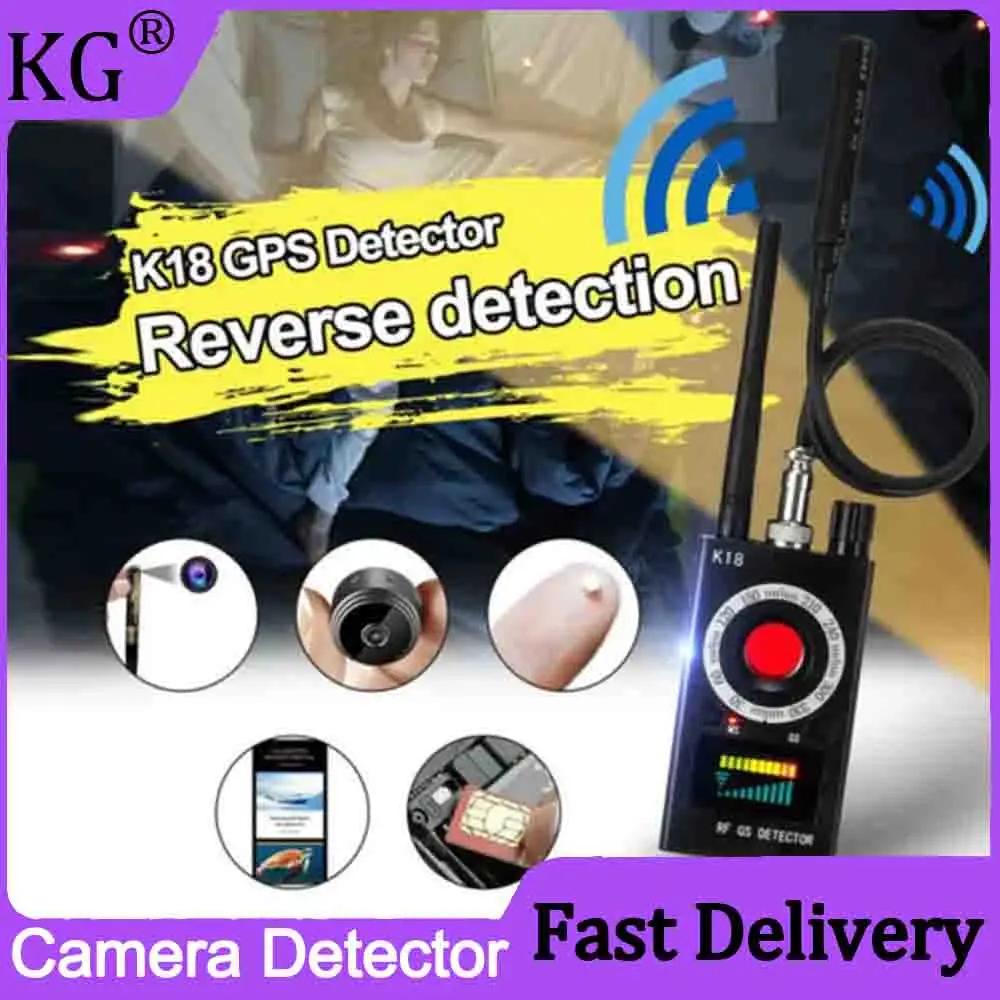 

Anti-Spy Hidden Camera Detector Professional Multi-function GSM Audio Bug Finder GPS Signal Lens RF Tracker Spy Gadgets Detector