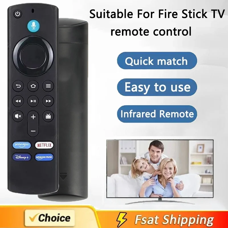 Replacement Voice Remote Control Television LCD TV L5B83G For Fire TV Stick Lite BT Voice Remote Control Amazon Third Generation