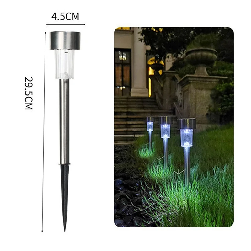 Luci solari HOT-Outdoor Luci da giardino Lampada ad energia solare Lanterna Illuminazione paesaggistica impermeabile Via Cortile Prato