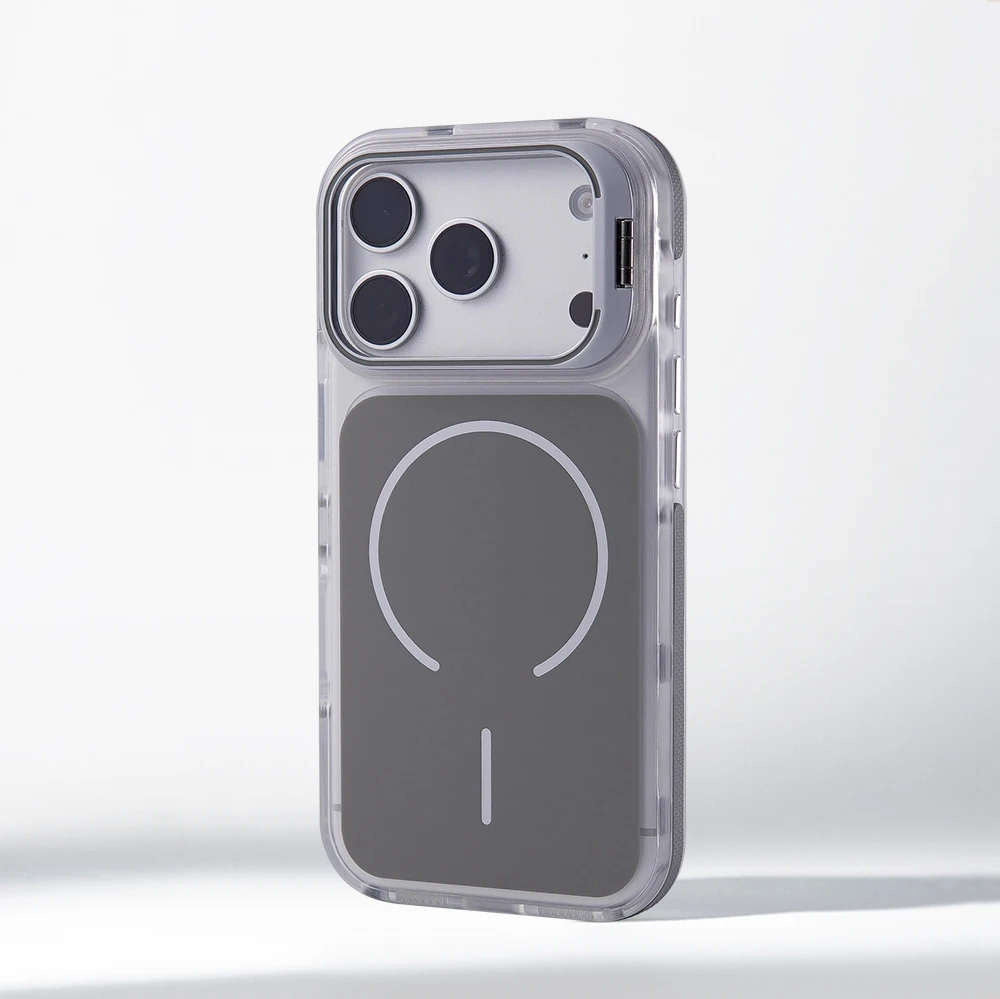 Luxuriöse Matte Stoßfeste Magnetische Schutzhülle für iPhone 18 17 Pro Max 16 15 14 Plus 13 12 mit Magsafe Objektivschutz und Ständer