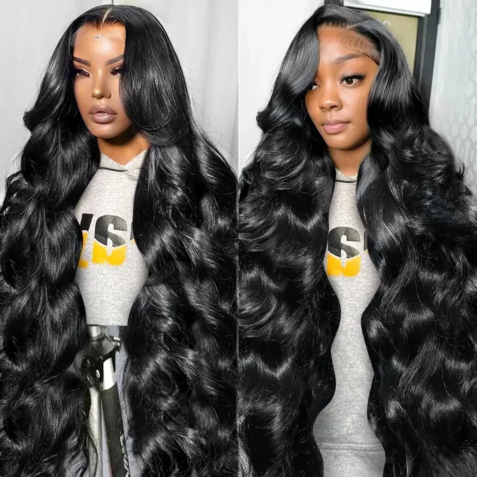 250 Density 13x4 Transparent Body Wave Lace Frontal Human Hair Wigs 13x6 HD Lace Front Brazilian Remy Wig For Women