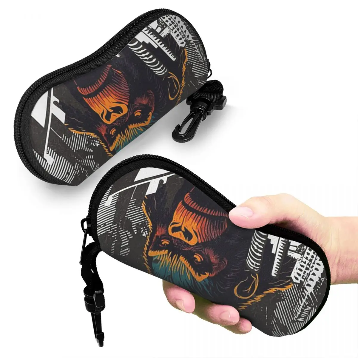 

King Kong - A Legend Shell Glasses Case Protector Sunglasses Box Women Men Soft Eyeglass Bag Pouch