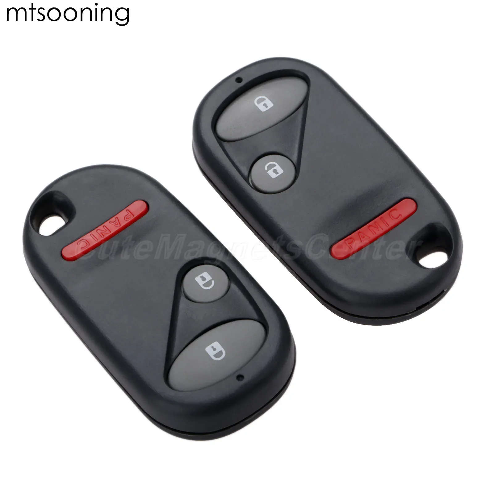 mtsooning 2pcs Remote Key 3 Buttons 433 Mhz NHVWB1U521 NHVWB1U523 For Honda Pilot Civic EX LX Element