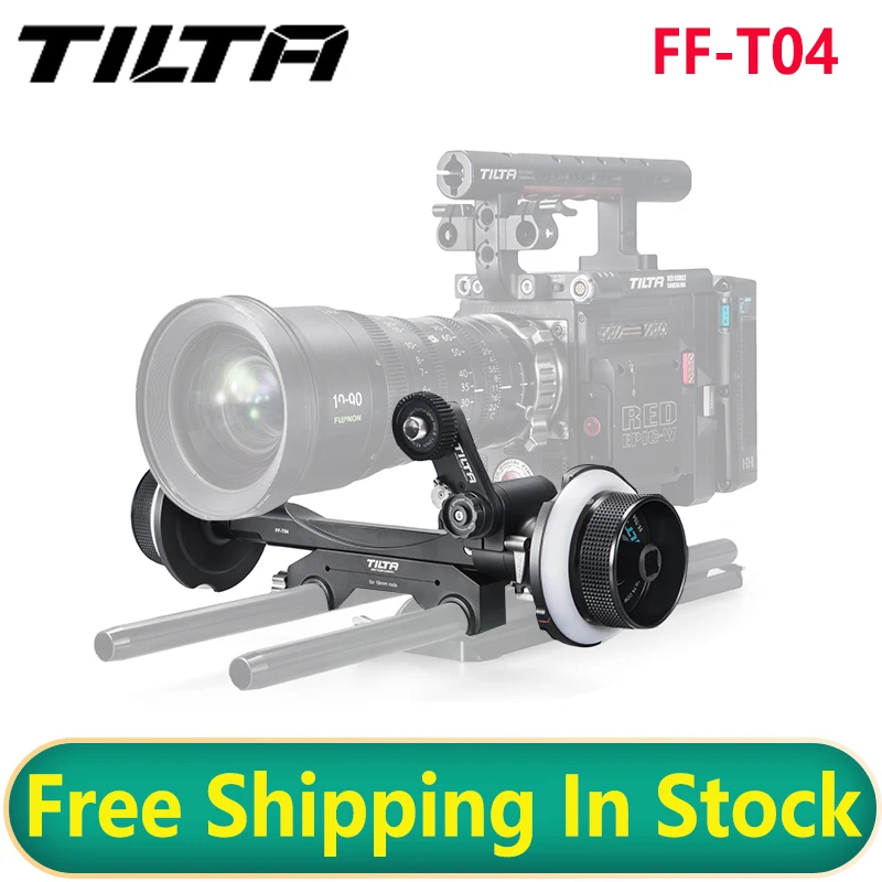 Tilta FF-T04 Dual Side Follow Focus Cine Film Follow Focus Kit for Flim Studio 19mmm rail system for RED ARRI BLACKMAGIC