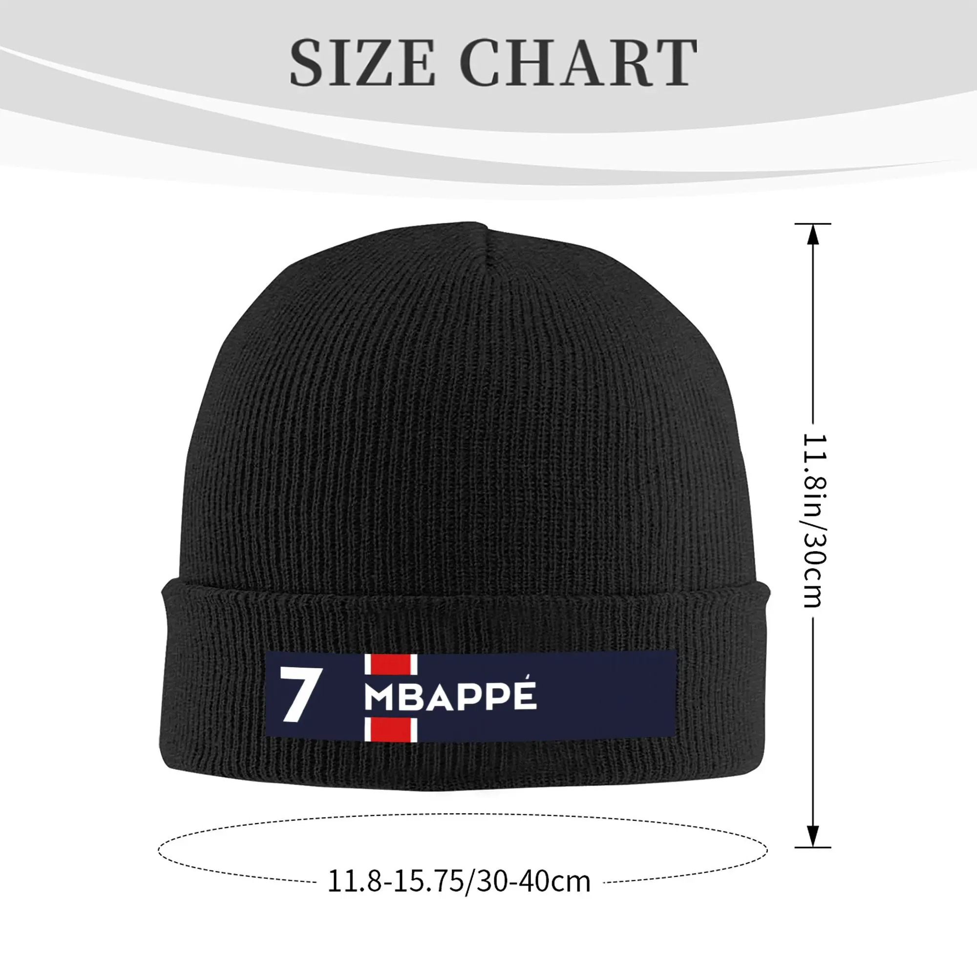 Custom KM-Mbappes 7 Soccer Bonnet Hats  Street Knitting Hat For Women Men Warm Winter  Skullies Beanies Caps