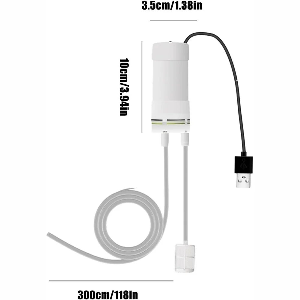 5V USB Powered Self-Priming Water Pump with 3 m PVC Hose Compact for Indoor Outdoor and Mobile Water Solutions