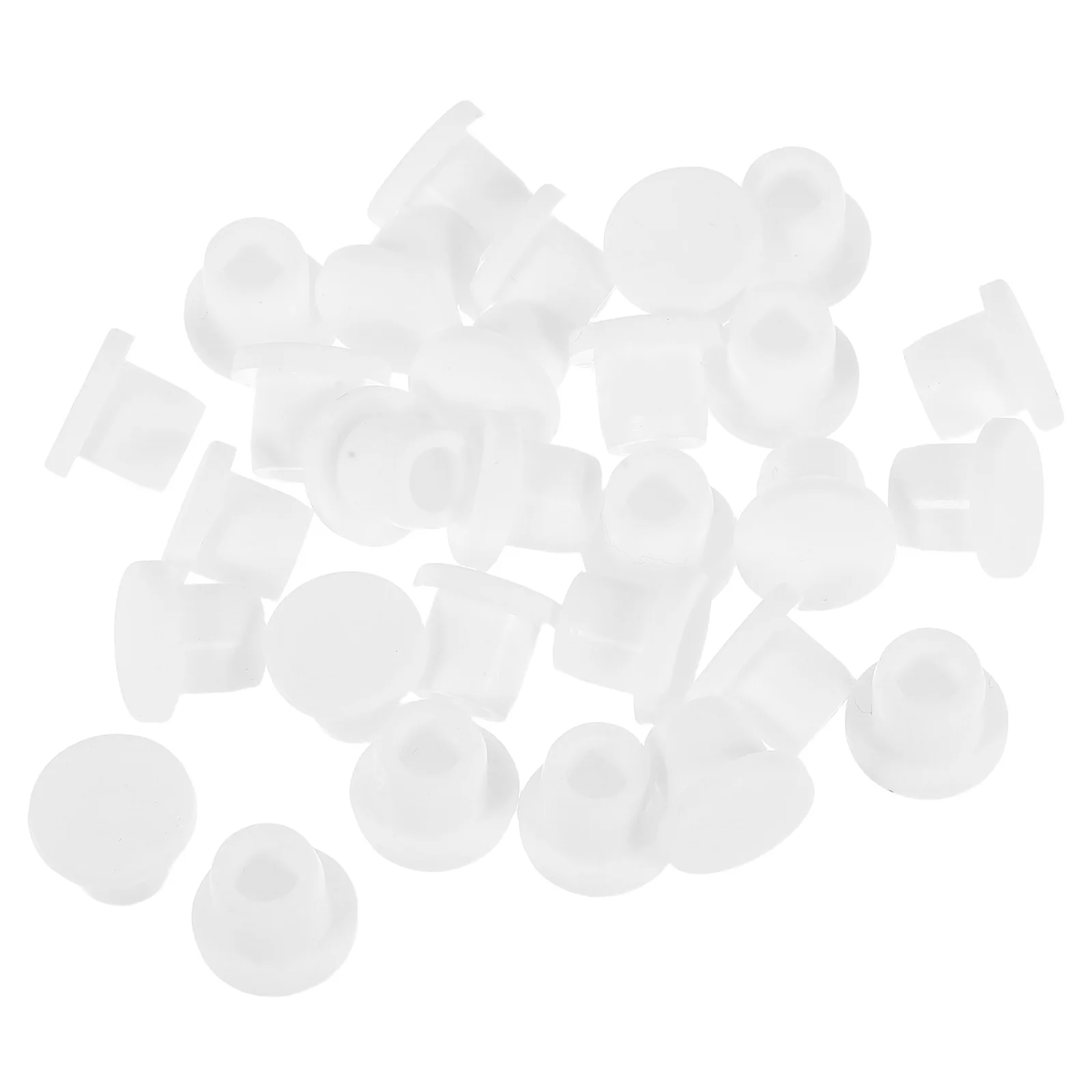 

28 Pcs Silicone Stopper Flat Drain Laundry Water Bathtub Plug Kitchen Pop-up Sink
