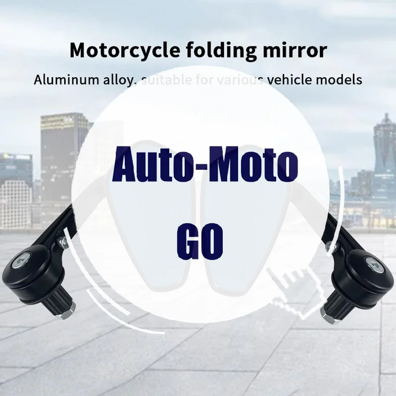 

Motorcycle Mirror Handlebar End Rearview Mirror Universal Side View Mirror Motorcycle Christmas Decoration Rearview Mirror