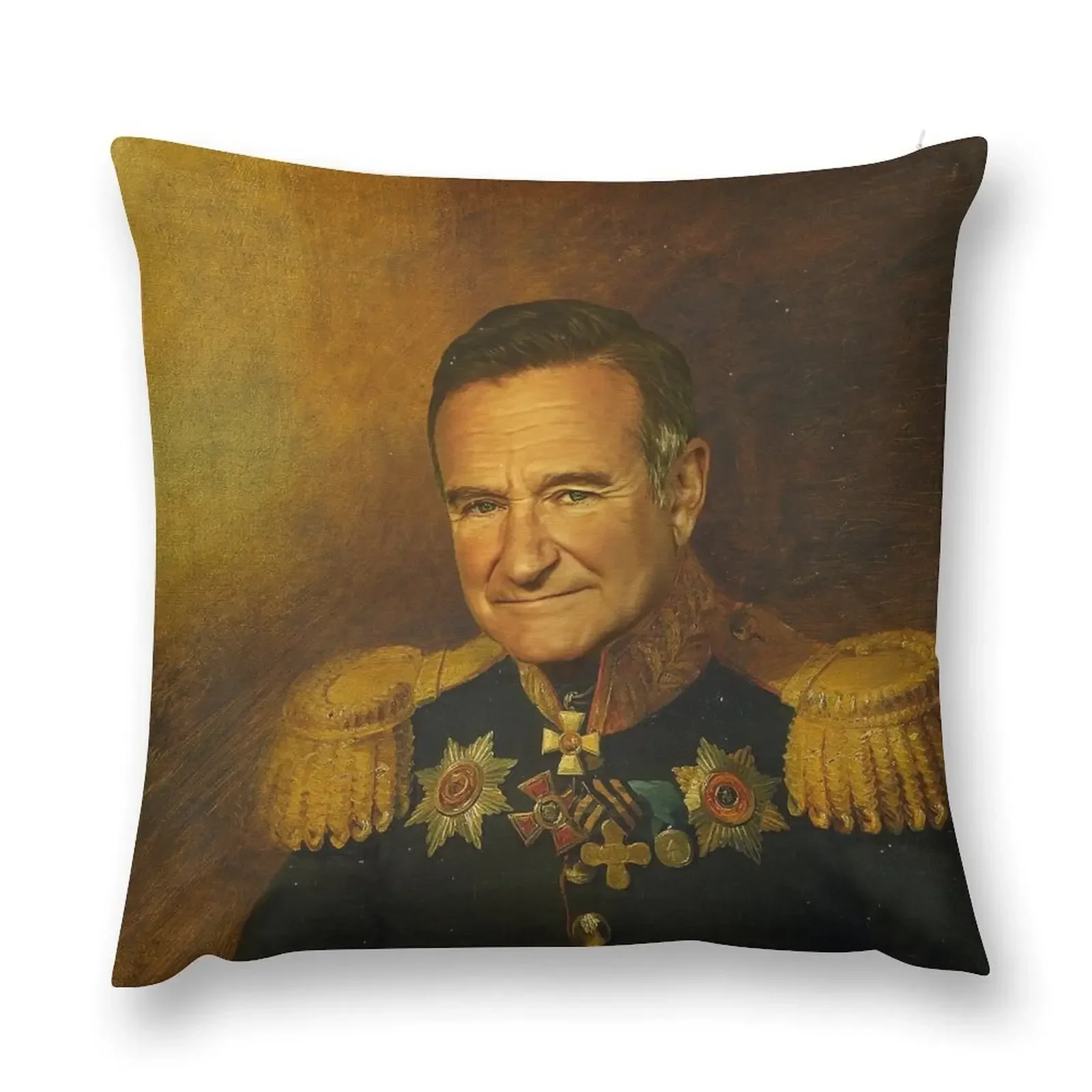 

Robin Williams - replaceface Throw Pillow pillow cover luxury Decorative Cushion pillow