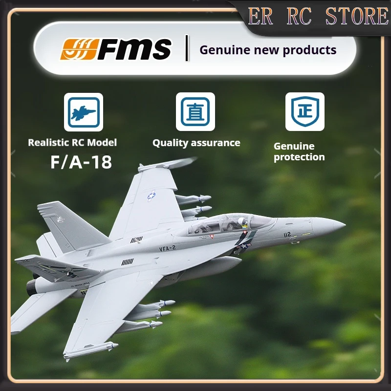 

New FMS RC Products 70mm Series Culvert F/A-18 Code Name "Bumblebee" Electric Remote Control Space Model Fixed-Wing Aircraft Gif