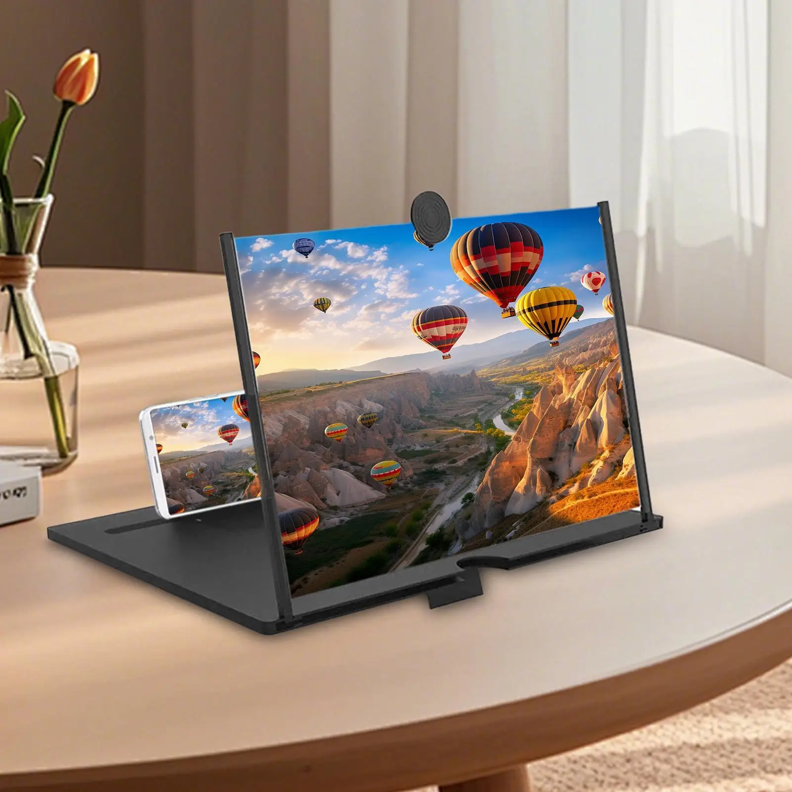 شاشة مكبرة للهاتف الخليوي HD قابلة للطي المكبر للهاتف المحمول شاشة عرض لعبة فيلم الفيديو كتاب المسنين