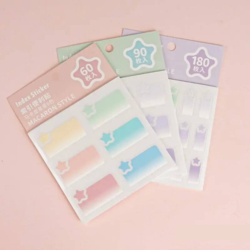 Index Tabs Multicolor Classification Stickers Stationery Index Label Memo Notebook Stickers Notes 240/180/120/90/60 Sheets