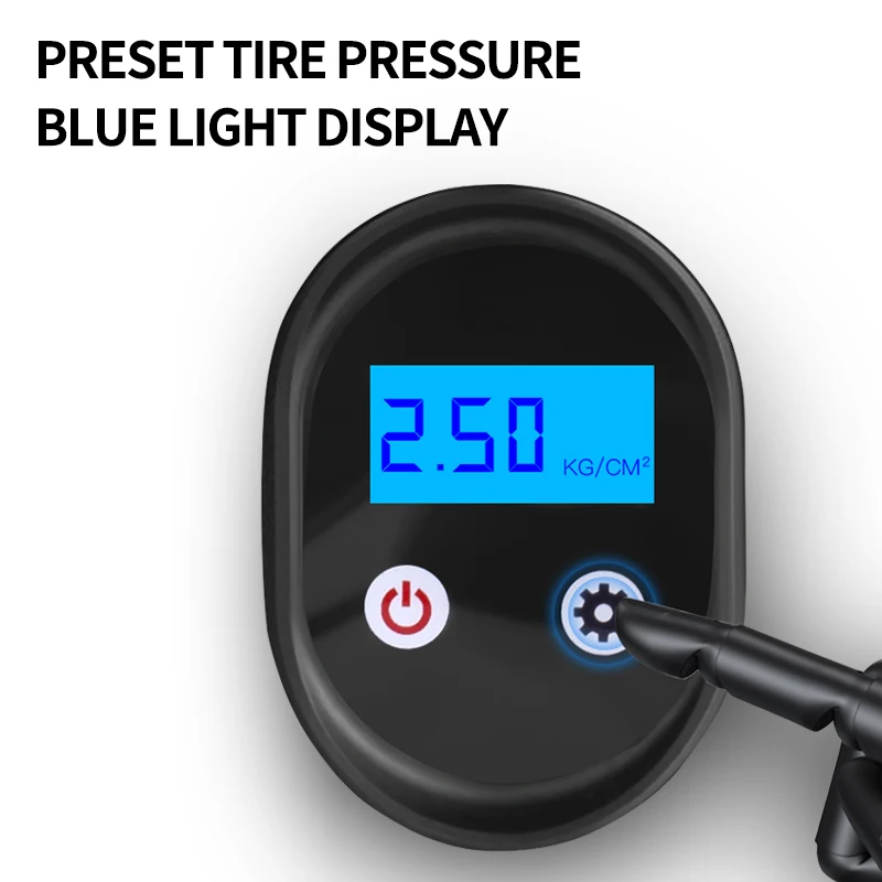 Electric Car Bicycle Air Pump 12V 150PSI Rechargeable Tire Inflator Wireless Compressor Digital Air Pump
