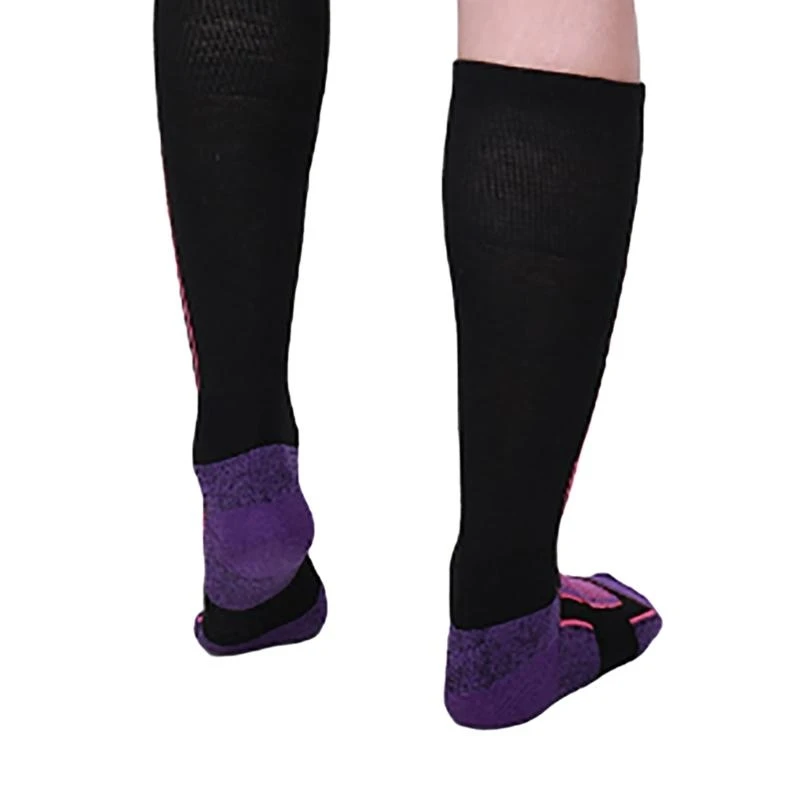 Q39E Ski Socks for Womens Mens with Full Cushion,Wool Winter Warm Socks for Skiing