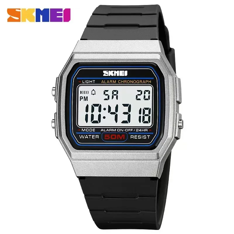 SKMEI Mens Outdoors 5Bar Waterproof Chrono Date Week Men Wristwatches Military Clock reloj hombre 2042 Digital Sport Watches