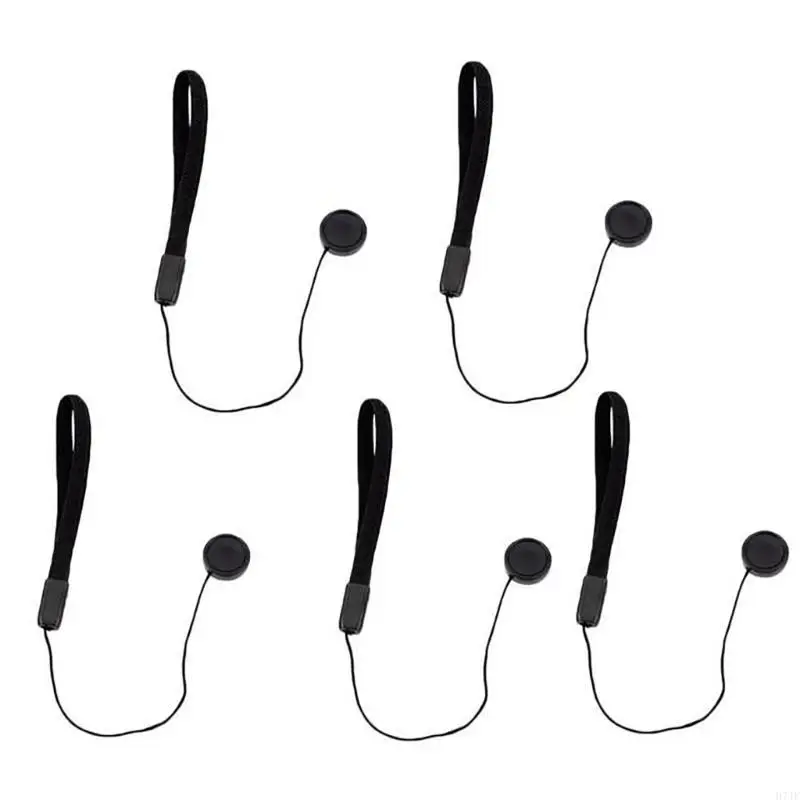 H7JF Антикланинг для DSLR SLR-камеры, 5pcs Black Camera Lins держатель набор для ремня