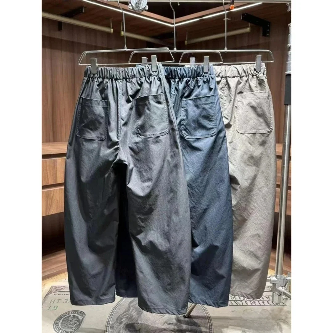 

Spring New Men's Casual Loose Workwear Long Pants Straight Leg Wide Leg Faionable All-Match Sli Knife- Pants