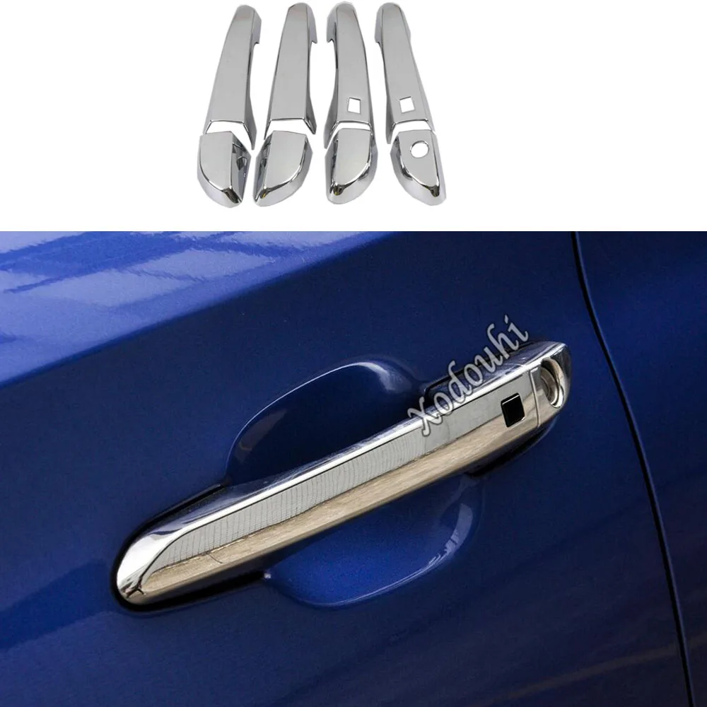 

Car Cover Styling Inner Sticker Frame Lamp Trim ABS Door Handle Armrest Handrail 8PCs For Hyundai Tucson 2015 2016 2017 2018