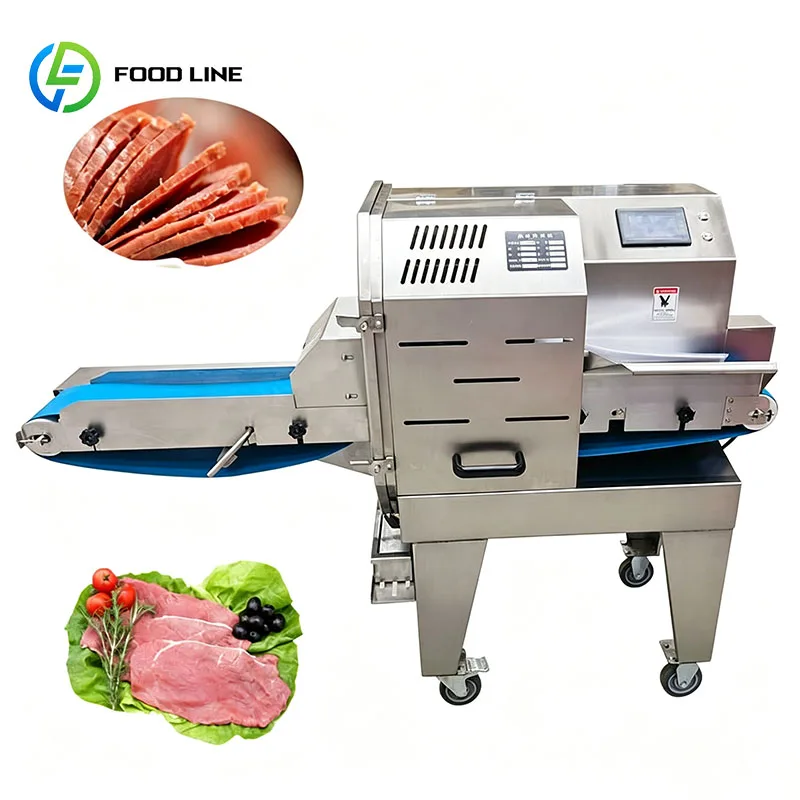 Meat Slicer Machine Commercial Food Cutter Adjustable Thickness for Prosciutto Turkey Salami Deli Food Preparation Customized