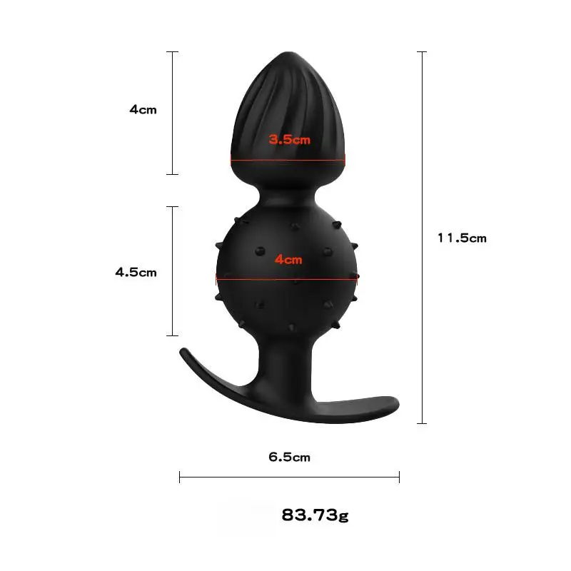 Big Silicone Anal Beads Butt Plug Built in ball Prostate Massage Masturbation Sex Toys for Women Men Gay Couples Adult Games - view 5