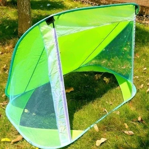 Foldable No Assembly Kids Football Goal, Portable Removable Simple Soccer Net, Outdoor Student Training Shooting Goal