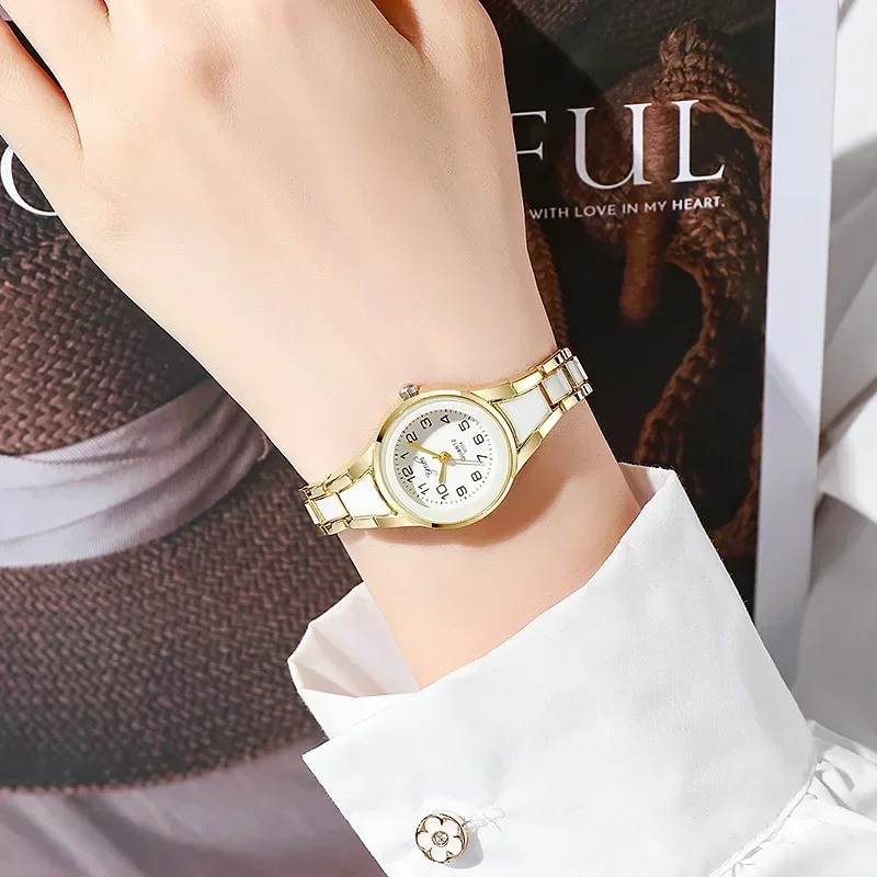 New Versatile Women\'s Watch Steel Belt Bracelet Student Silent Quartz Watch Dropshipping Ladires Luxury Gift Clock Reloj Mujer