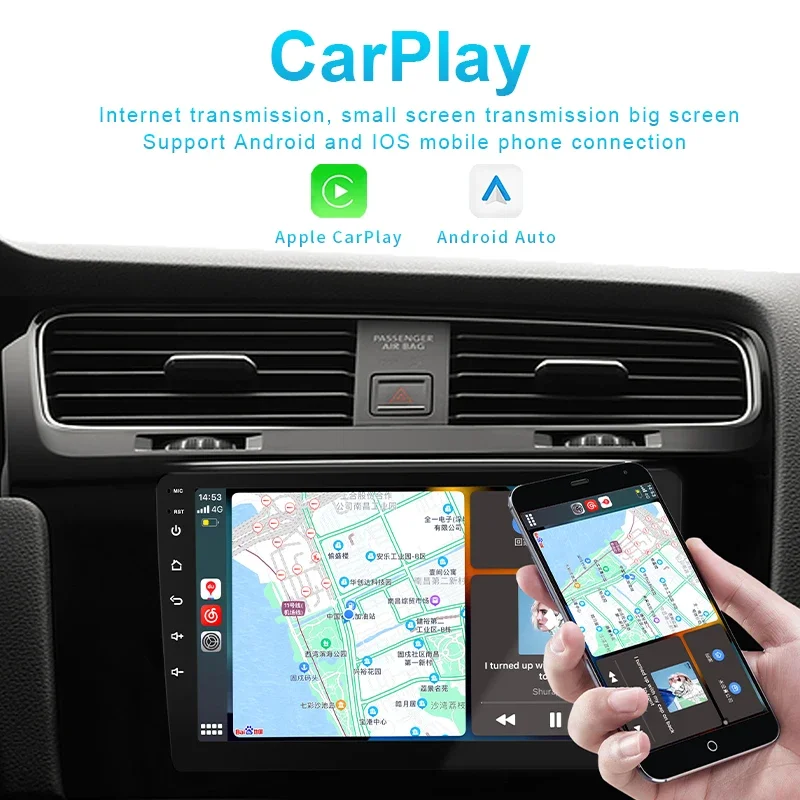 Android car radio 10 inch with 1+32G IPS Touch screen carplay