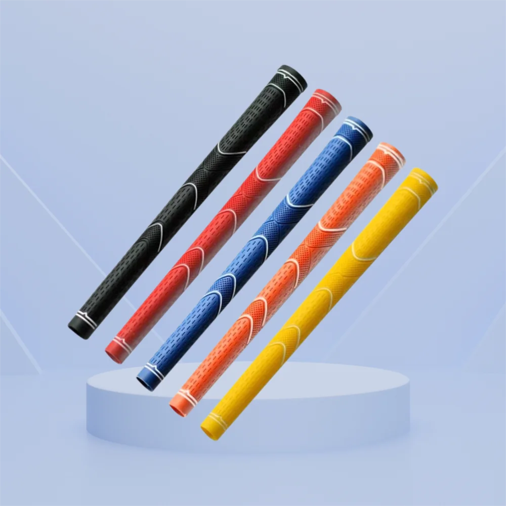 

New Rubber Golf Club Grips Standard Midsize Wear-resistant Golf Grip Multiple Colors Universal Handle Irons Woods