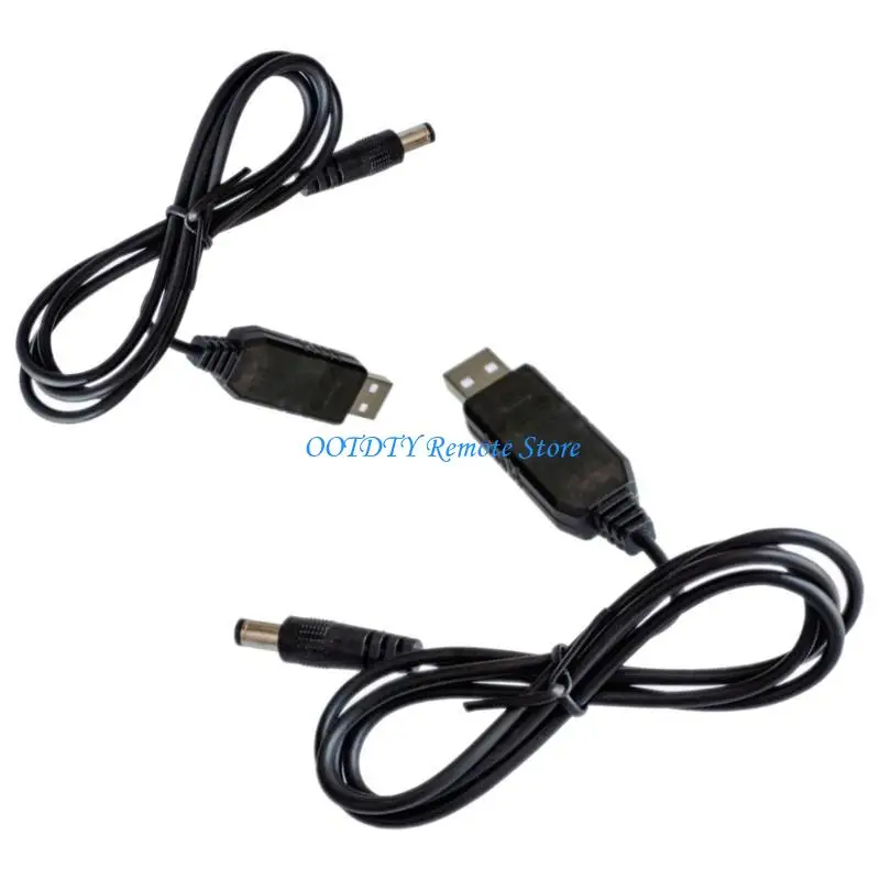 

DXAB Portable USB в DC5.5x2,1 мм Power Cable USB до DC5.5x2,1 мм кабеля 5 В до 9 В/12 В с застройками в области
