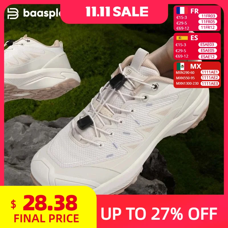 

Baasploa/женская походная обувь, модная удобная нескользящая износостойкая спортивная обувь на резиновой подошве, женские дышащие уличные кроссовки