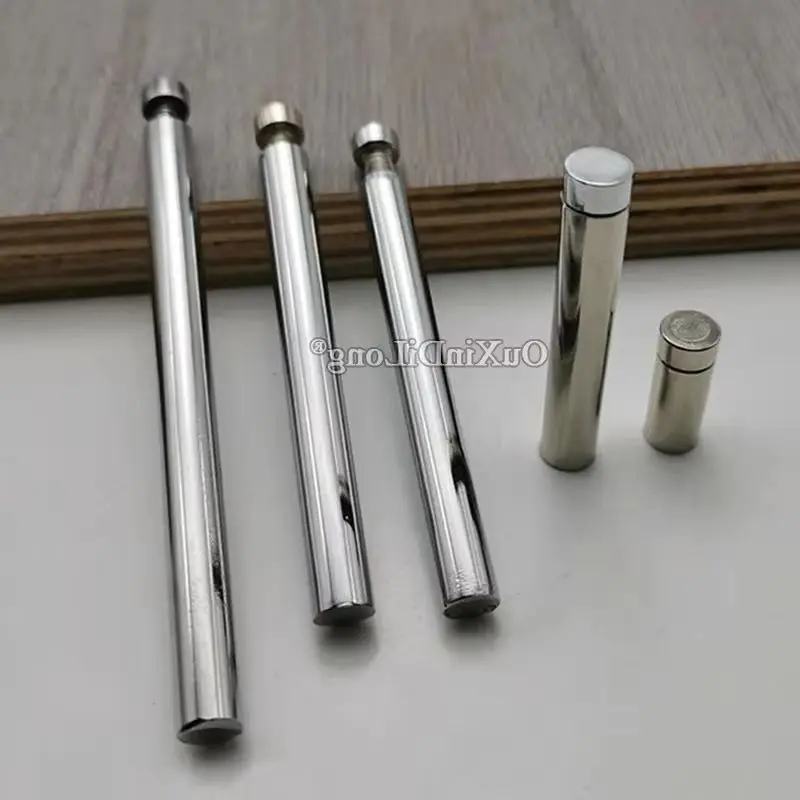 

Дешевая оптовая продажа, 500 шт., твердые стеклянные стойки, штифты, винты, акриловая опора, рекламный щит, фоторамка, рекламные гвозди