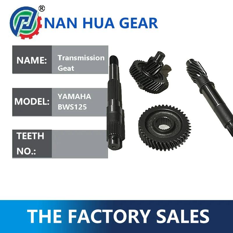 

Motorcycle Transmission Axle Drive Axle Output Sprocket Shaft Gearbox Output Final Drive gear For YAMAHA BWS125cc Scooter