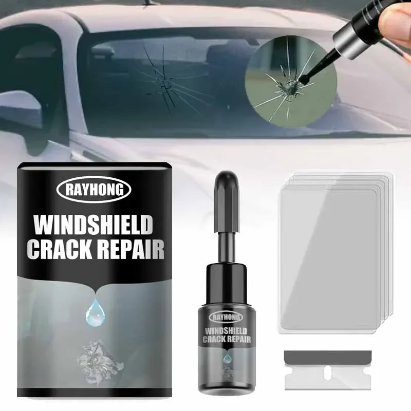 

20ml Windshield Crack Repair Fluid DIY Car Window Repair Resin Glass Curing Glue Auto Windscreen Scratch Crack Restore Fluid