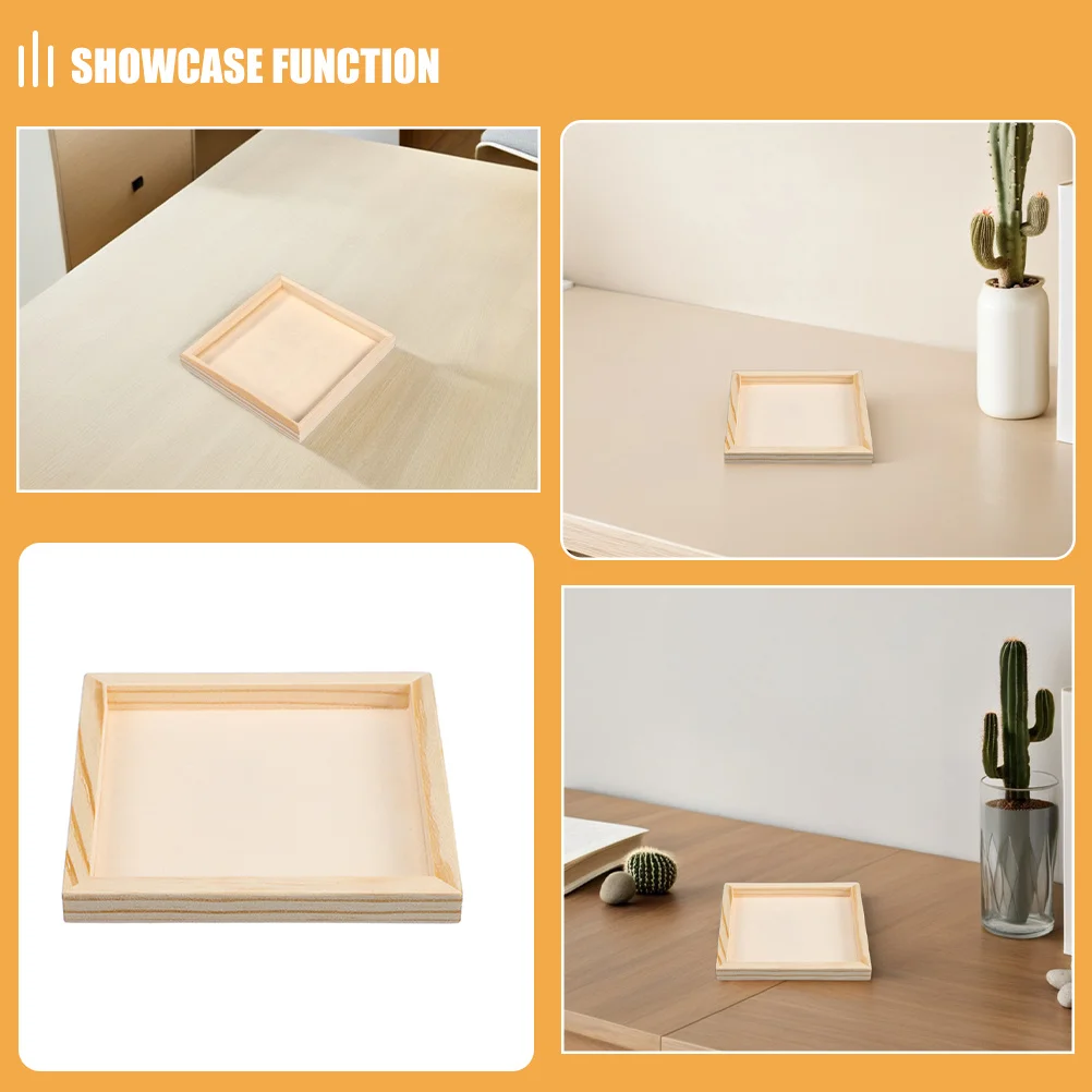 8 stuks 3D-puzzel sorteerbak kleine houten organizer natuurlijke afwerking puzzel opslag display accessoires kleine onafgewerkte houten lade