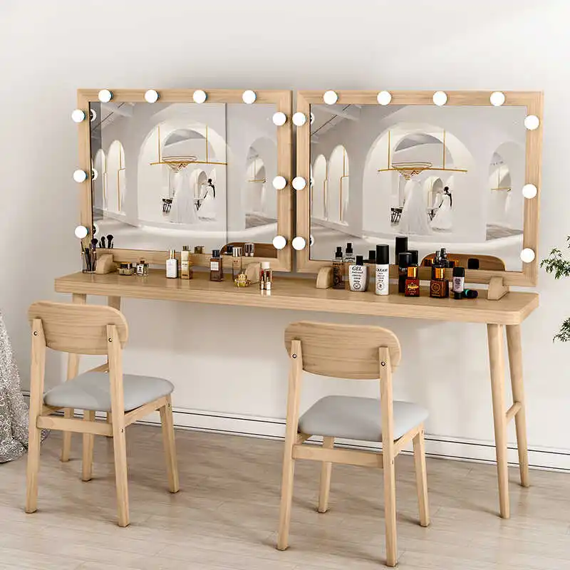 

Nordic studio dresser professional tattoo embroidery beauty salon makeup artist table Japanese solid wood studio