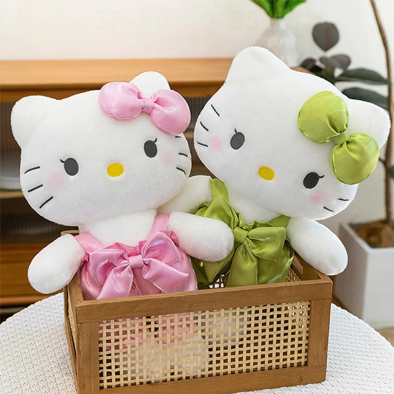 

75cm Sanrio Cute Kawaii Hello Kitty Plush Toy Stuffed Doll Soft Cuddly Pillow for Kids Birthday Xmas Gift for Girls Best Friend