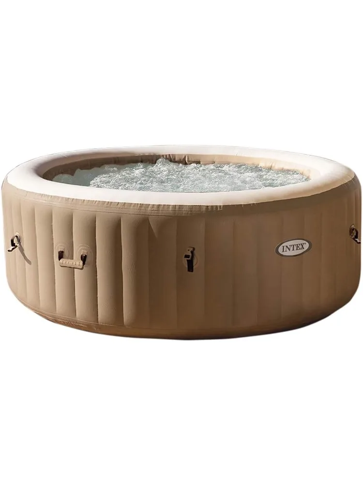 

28425E PureSpa Bubble Massage, Inflatable Spa Set, Tan, 4-Person