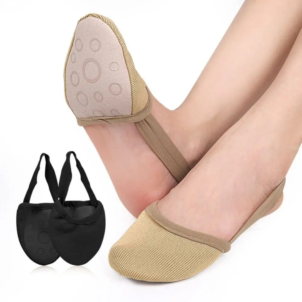 

Breathable Knit Rhythmic Gymnastic Shoes Comfortable Stretchy Half Sole Dance Shoes Non-slip Sweat Absorb Ballet Slipper
