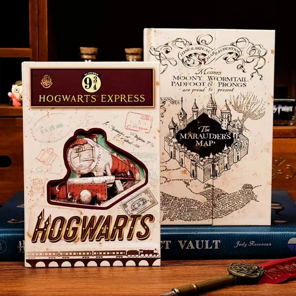 حقيقي هاري بوتر غلاف فني دفتر القرطاسية المدرسية مجلة مخطط أسبوعي المحمولة مكتب المصنف الفتيات هدايا عيد ميلاد #1