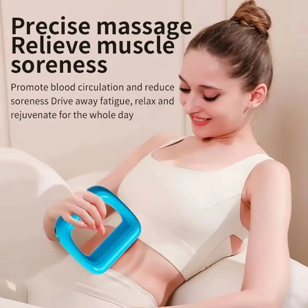Electric Fascial Massage Ring High Frequency Vibration Waist Massager Handheld Muscle Masajeador Body Massage Machine Thigh Arm