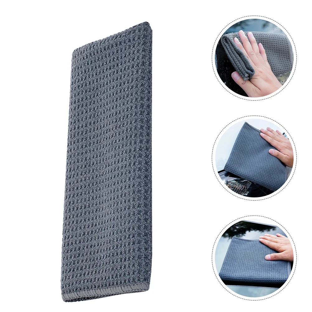 

Extra Large Wash Cloth Reusable Water Absorbent Drying Towel For Car Cleaning Glass Windows Mirrors Kitchen Countertops Durable