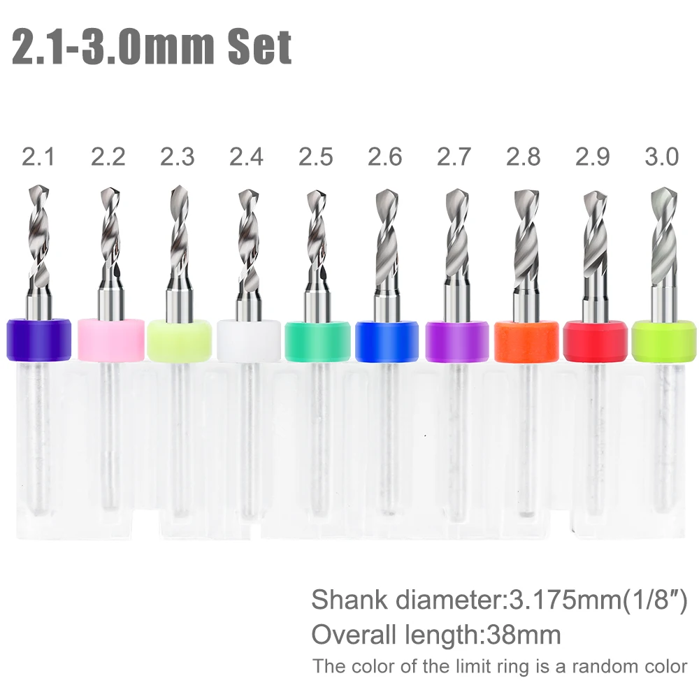 XCAN 0.1mm-2.0mm Import Carbide PCB Boren Printplaat Mini CNC Boren Set
