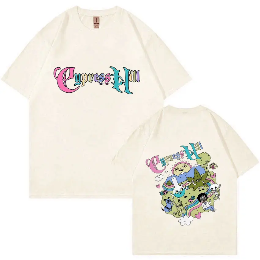 

Rapper Cypress Hill Cartoon Funny Style Print T Shirts Skeleton Tshirt Men Women Hip Hop Fashion Oversized T-shirt Streetwear