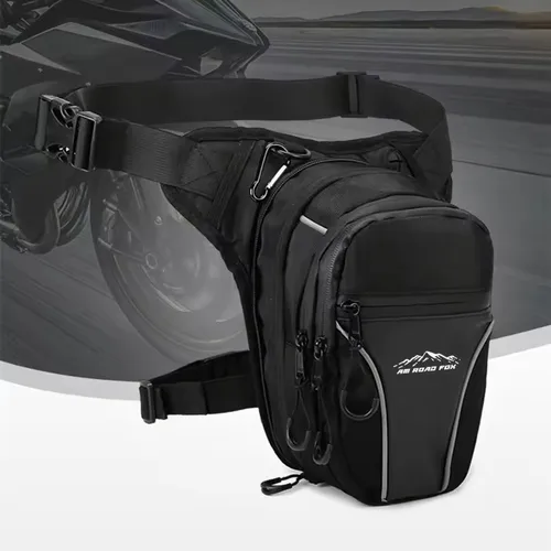 Nuevo Riñonera para motocicleta, bolsa para pierna, bolsa para deportes al aire libre, bolsa táctica de viaje, bolsa impermeable para motocicletas E