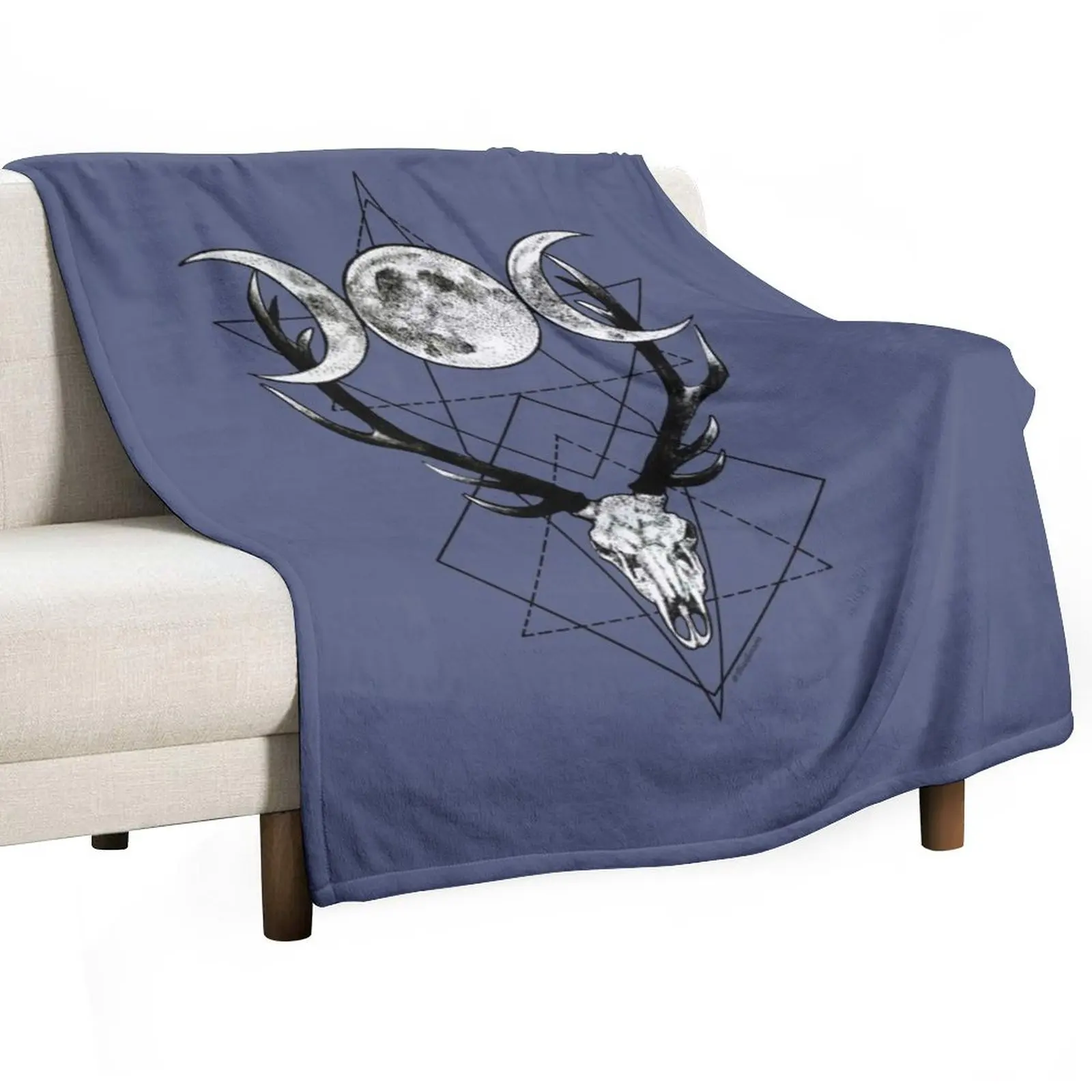 Triple goddess and horned god Throw Blanket Luxury Thicken Bed for winter warm for winter Blankets