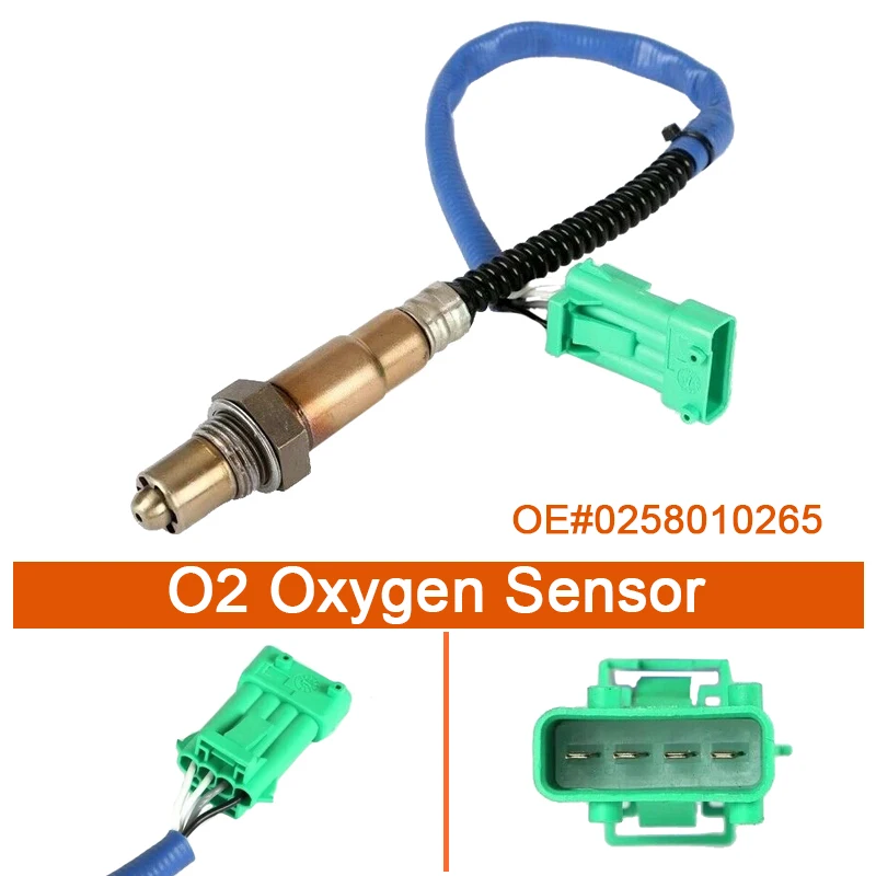 Sensor de oxígeno con sonda Lambda para motocicletas, accesorio de medición de O2 compatible con KTM 125 DUKE, 200, 390, Duke OE #0258010265, 0, 258, 010, 265