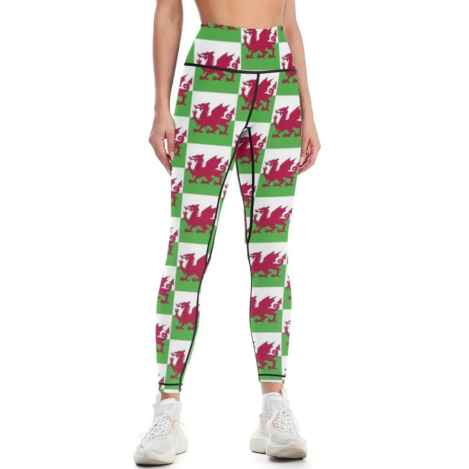 WALES - WELSH BANNER Leggings Pants sport sports for push up Training pants flared Womens Leggings