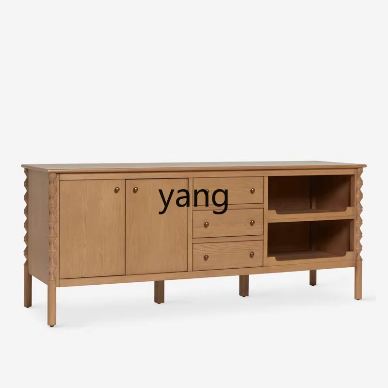 

LTT wabi sandy wind retro log solid wood locker porch locker