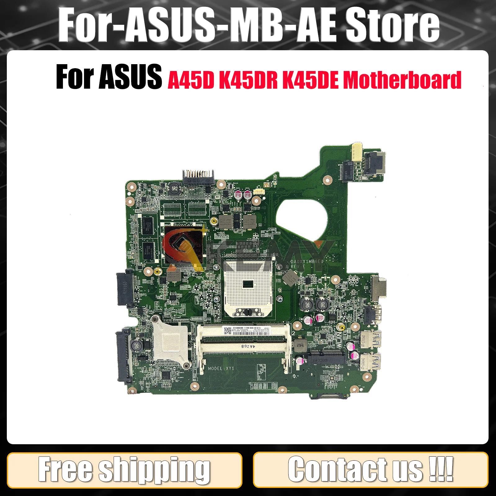 

Материнская плата для ноутбука K45DR для ASUS K45DR A45D K45D K45DE, материнская плата для ноутбука, этот товар в наличии, 100% тестирование, ОК, быстрая доставка