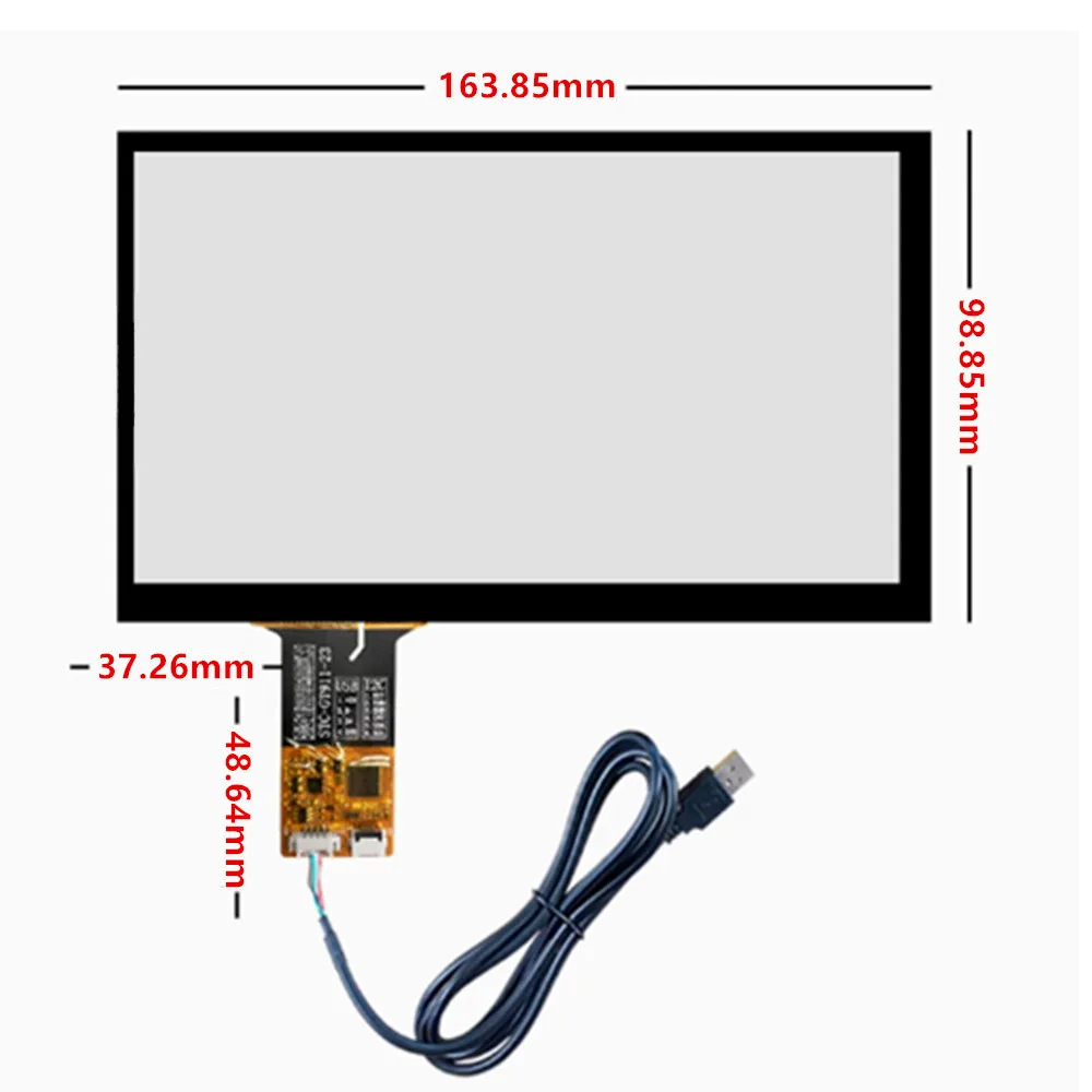 7-inch capacitive touch screen+USB driver plug play for Windows capacitive screen Raspberry Pi Multimedia car navigation